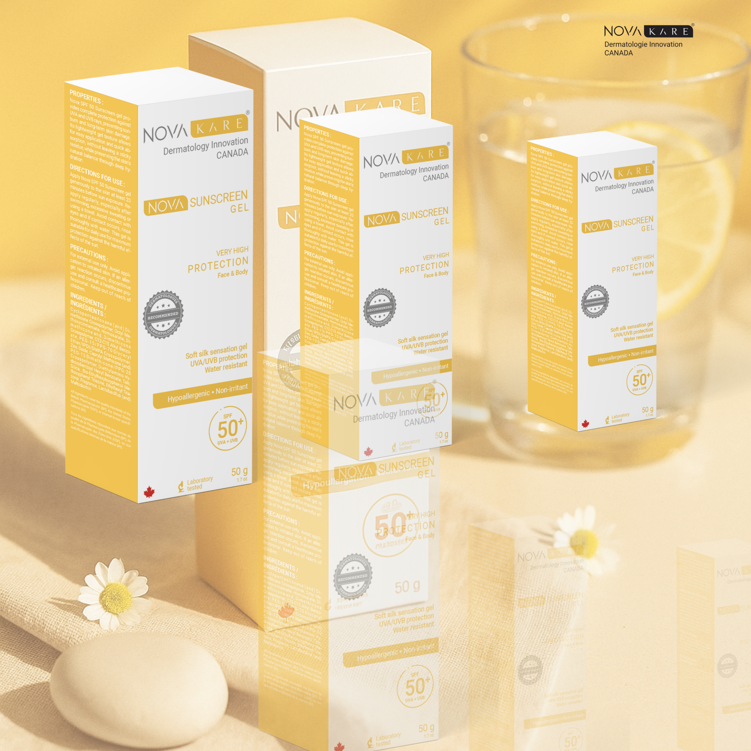 NOVA Sunscreen Gel SPF 50+ – Image 3